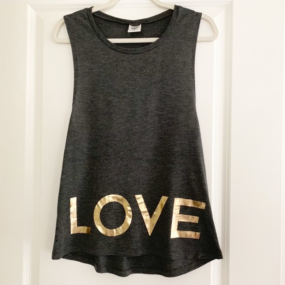 Love Bravery Lady Gaga x Elton John Muscle Tank M